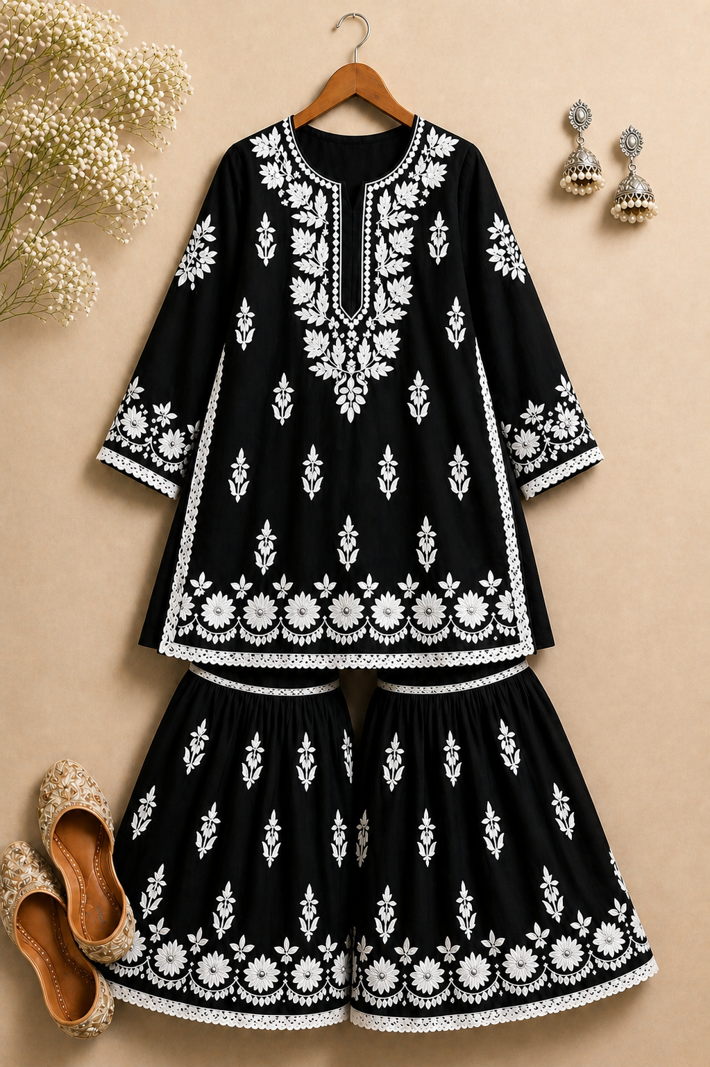Hot Selling Black Garara Set