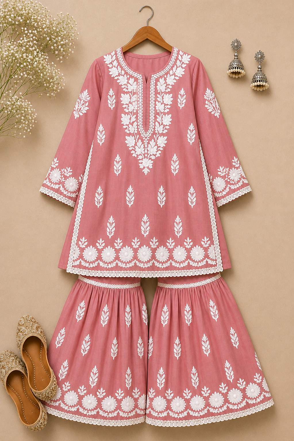 Hot Selling Pink Garara Set