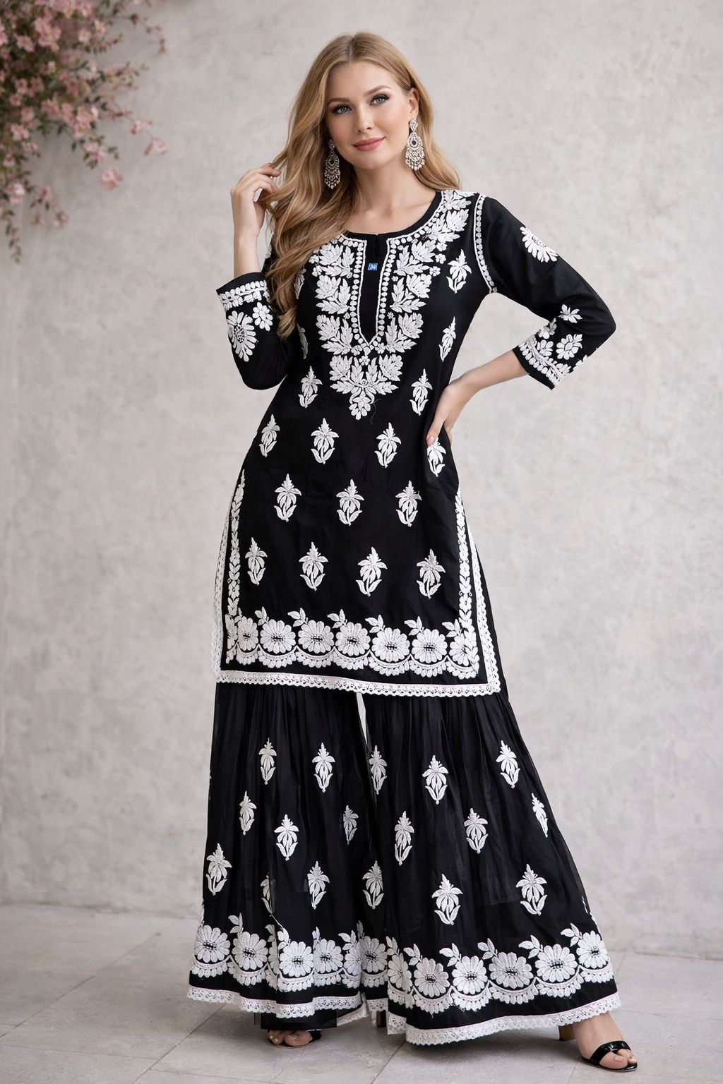 Hot Selling Black Garara Set